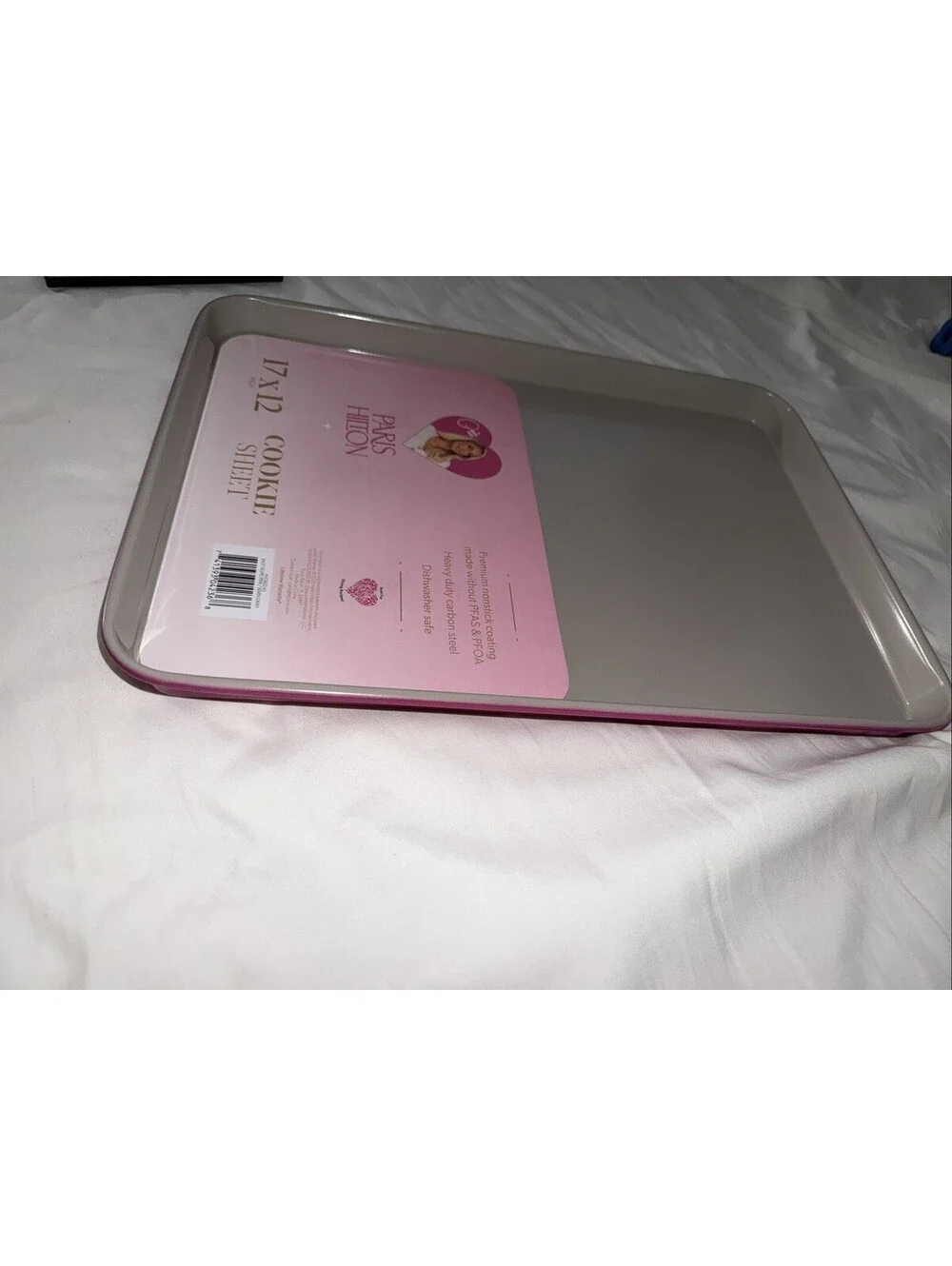 Paris Hilton Cookie Sheet 17 X11 Nonstick Heavy Duty Carbon Steel HOT PINK rare